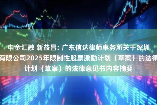 中金汇融 新益昌: 广东信达律师事务所关于深圳新益昌科技股份有限公司2025年限制性股票激励计划(草案)的法律意见书内容摘要
