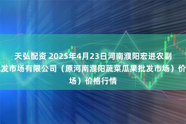 天弘配资 2025年4月23日河南濮阳宏进农副产品批发市场有限公司（原河南濮阳蔬菜瓜果批发市场）价格行情