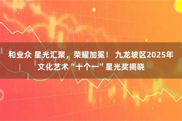 和业众 星光汇聚，荣耀加冕！ 九龙坡区2025年文化艺术“十个一”星光奖揭晓